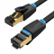 Cat8 Ethernet Cable, High Speed 28AWG Cat8 LAN Network Cable 40gbps 2000MHz SFTP Patch Cord With Gold Plated RJ45 Connector in Wall, Outdoor, Weatherproof Rated for Router, Modem, Gaming